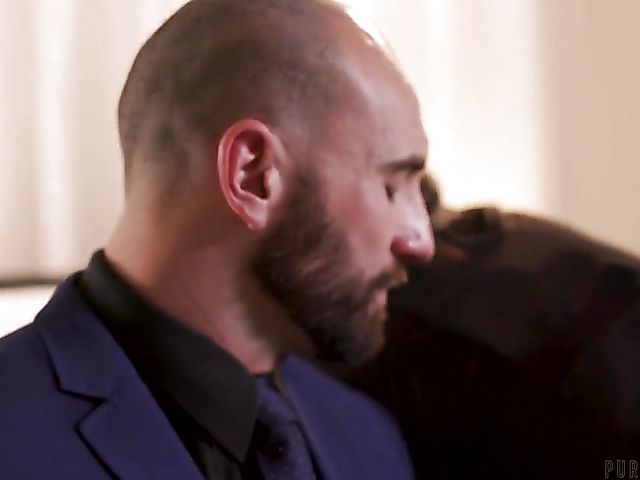 Lilly Lit's hard sex session with a blindfolded guy in front of Joanna Angel