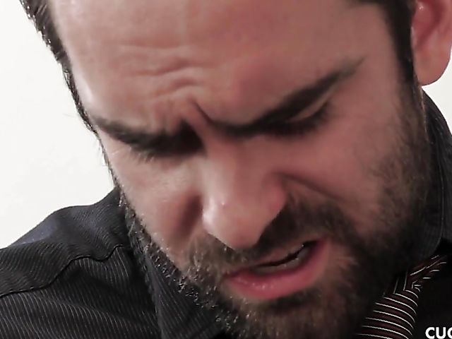 Cuckold slave watches dirty Karma Rx get railed