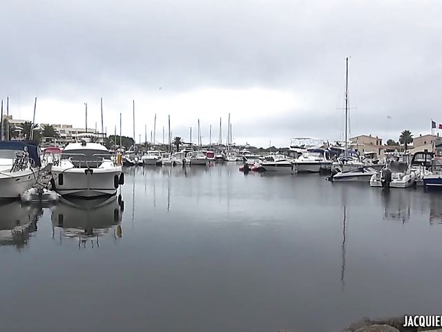 Poopea - Busty asian anal and DP with two french guys