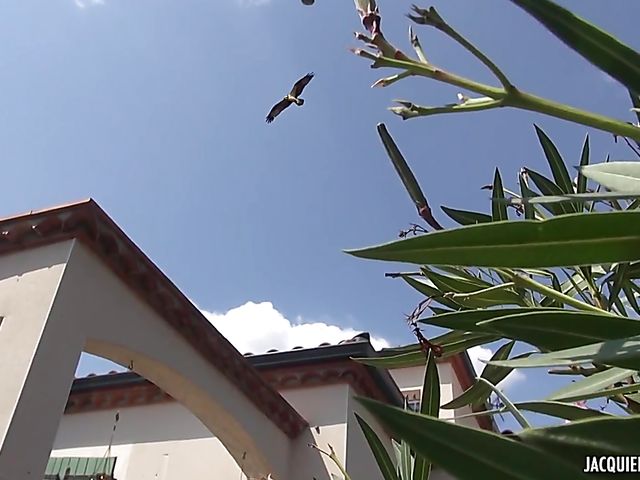 Poopea - Busty asian anal and DP with two french guys