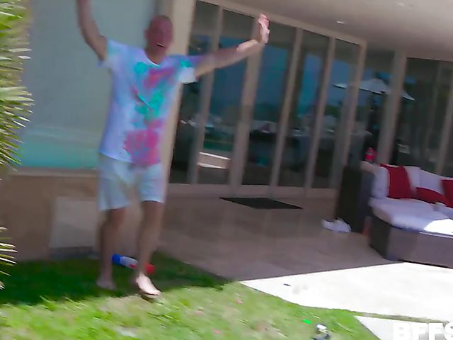 FFFM group sex party with Emma Hix, Alison Rey & Leah Winters