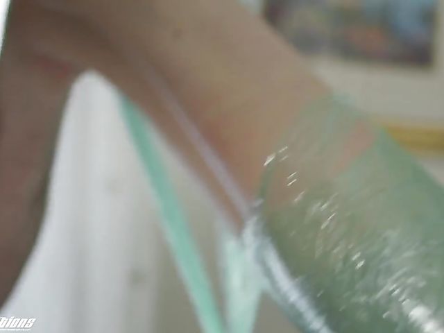 Wrapped bondage and wild sex with teen Jane Wilde