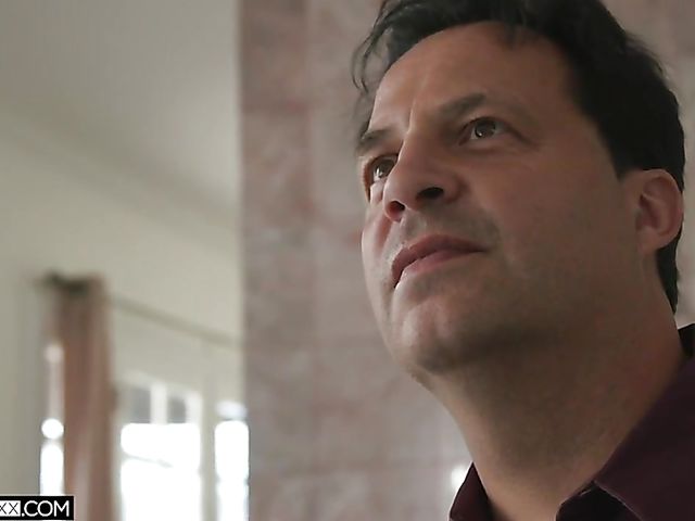 Cuckold husband jerks off while watching his wife Piper Cox getting pounded