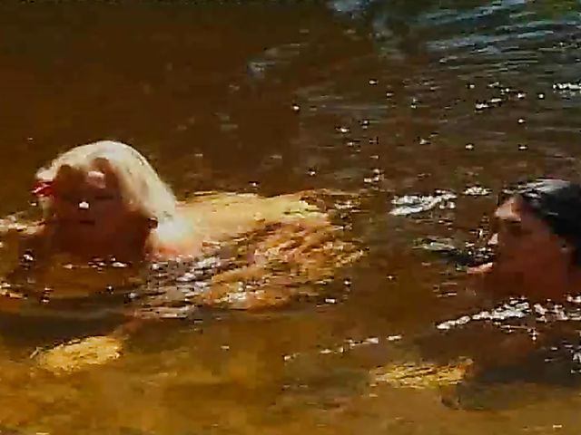 Classic lesbian outdoor loving in the mountains with Yasmine Fitzgerald and Sunny Blue