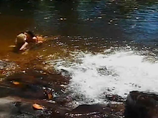 Classic lesbian outdoor loving in the mountains with Yasmine Fitzgerald and Sunny Blue