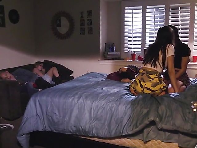 Teenage Kristen Scott's lesbian adventures