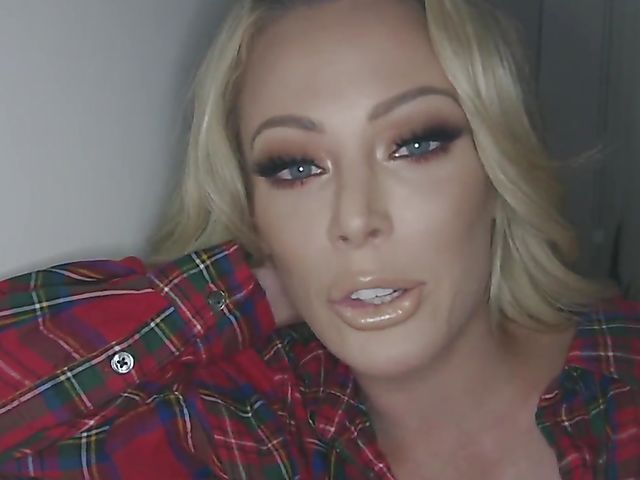 Blue-eyed MILF blonde bombshell Isabelle Deltore is cock hungry