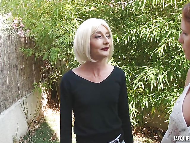 French outdoor gangbang with 45-year-old skinny MILF Shana