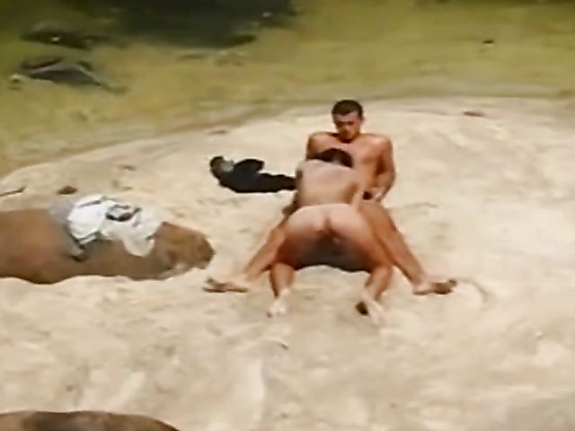 Classic softcore sex in nature with Yasmyne Fitzgerald