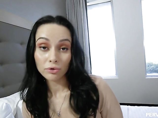 Big tits mom Crystal Rush gets nailed by her black stepson POV