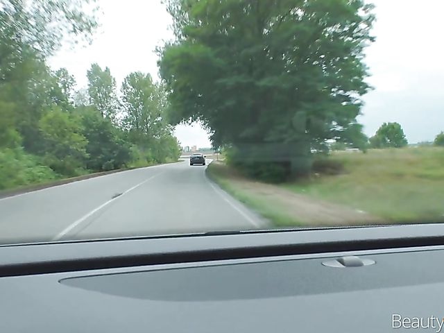 Hitchhiker teen from Russia Jenny Fer gets fucked by a Czech guy