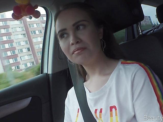 Hitchhiker teen from Russia Jenny Fer gets fucked by a Czech guy