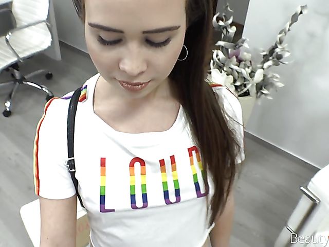 Hitchhiker teen from Russia Jenny Fer gets fucked by a Czech guy