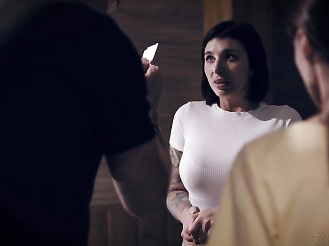 Sinful slut Ivy Lebelle gets ass fucked and makes couple watch