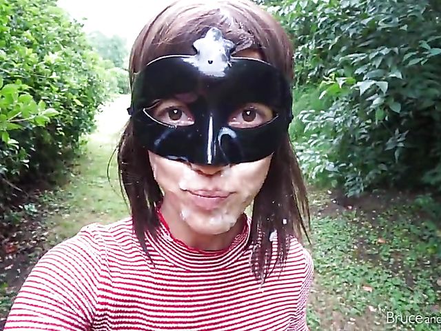 Bruce and Morgan's masked cumshot compilation