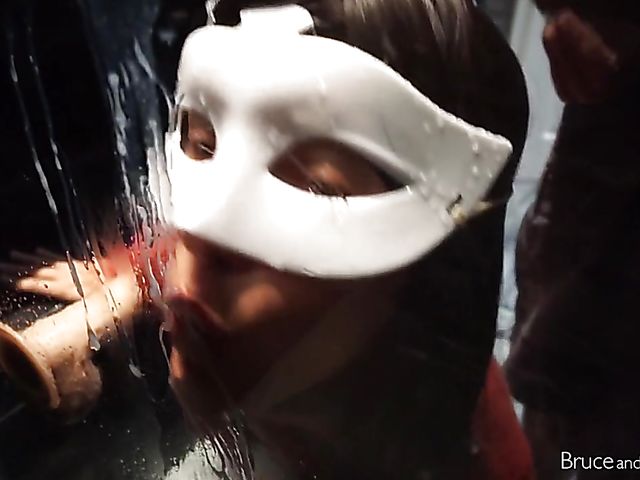 Bruce and Morgan's masked cumshot compilation