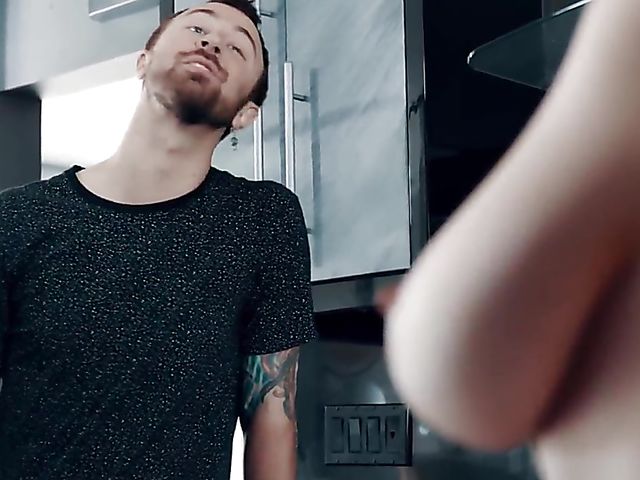 Lena Paul's natural big tits for James Deen