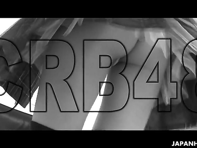 Japanese facesitting with cosplay girl Ruri Narumiya and dozens of lucky guys