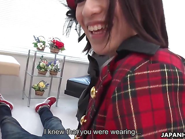 Japanese facesitting with cosplay girl Ruri Narumiya and dozens of lucky guys