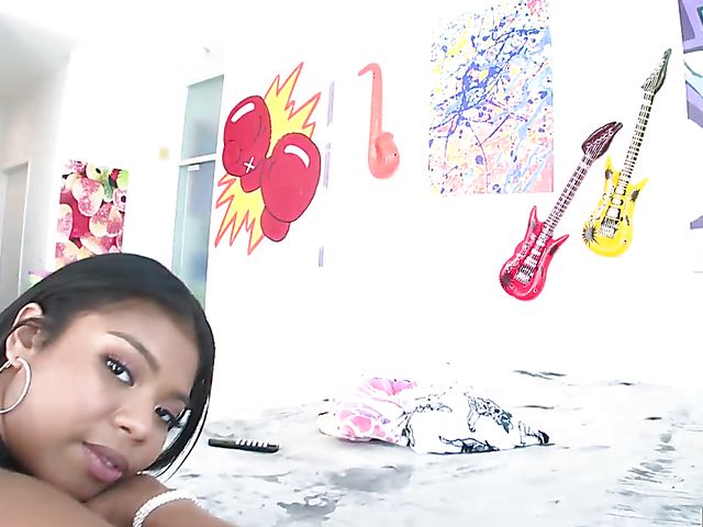 Nia Nacci - Busty ebony anal with a white dude