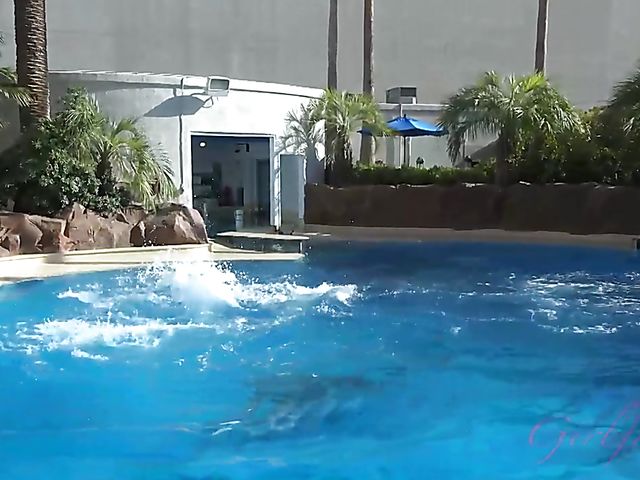 Nude wet brunette Gianna Nicole shaving pussy in the bathtub