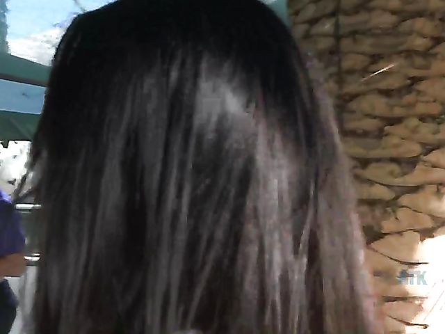 Nude wet brunette Gianna Nicole shaving pussy in the bathtub