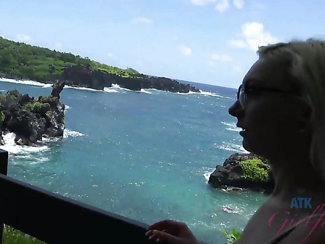 Traveling with naughty blonde teen Chloe Temple