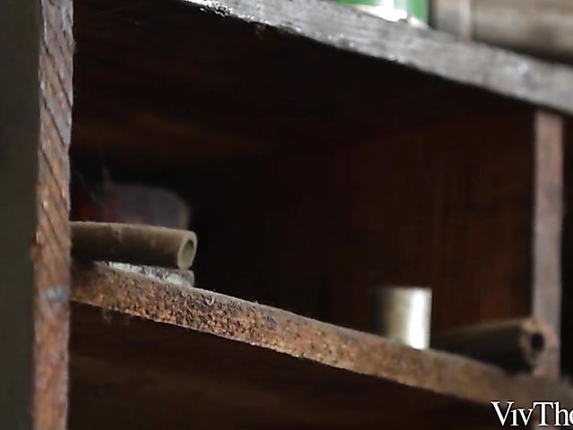 Evelina Darling and cute lesbian mechanic Lika Star