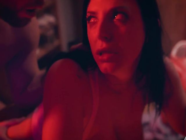 An XXX movie with busty brunette Angela White