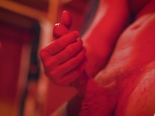 An XXX movie with busty brunette Angela White