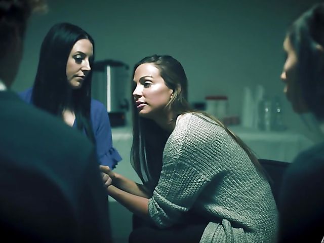 An XXX movie with busty brunette Angela White