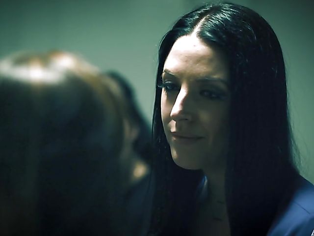 An XXX movie with busty brunette Angela White