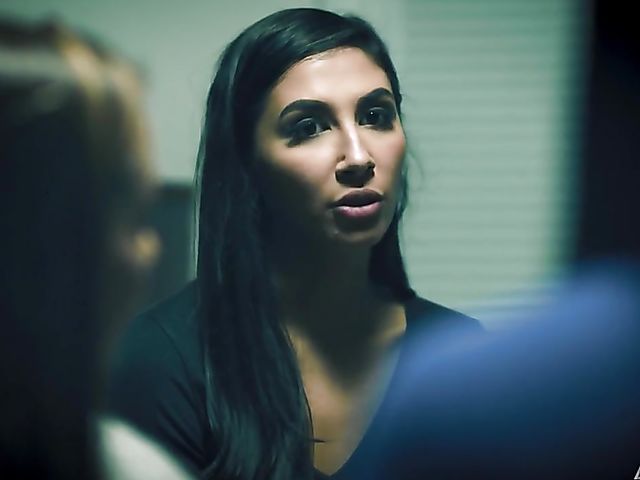 An XXX movie with busty brunette Angela White