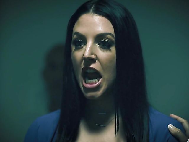 An XXX movie with busty brunette Angela White