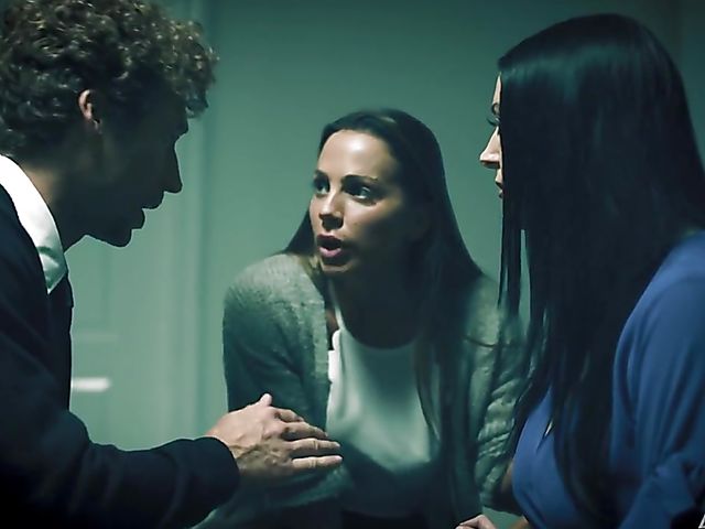 An XXX movie with busty brunette Angela White