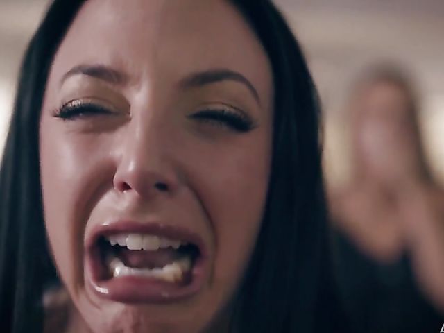 An XXX movie with busty brunette Angela White