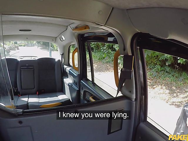 Taxi anal with long-haired horny slut Shona River