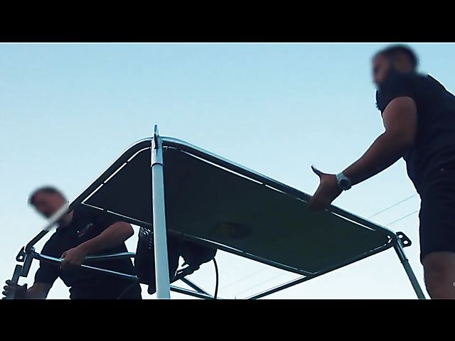 Behind the scenes of busty short hair blonde Skye Blue