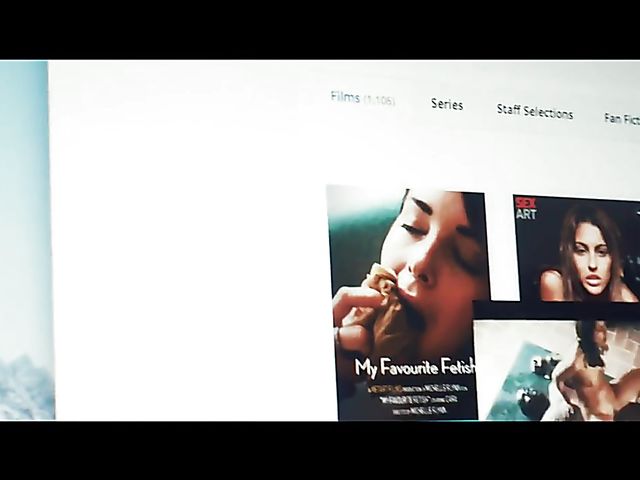 Behind the scenes of busty short hair blonde Skye Blue