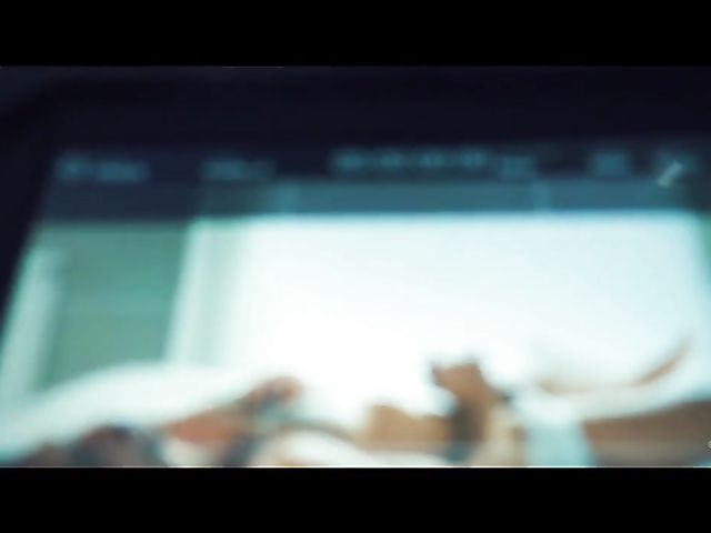 Behind the scenes of busty short hair blonde Skye Blue