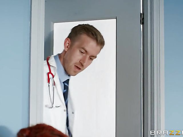 Hung doctor Danny D fucks busty redhead MILF Jennifer Keelings