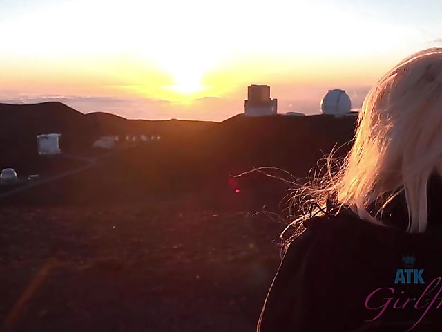 Elsa Jean - Blonde hair teen POV with her lucky boyfriend