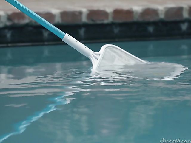 Pool girl Kenna James gets seduced by lesbian mom Chanel Preston