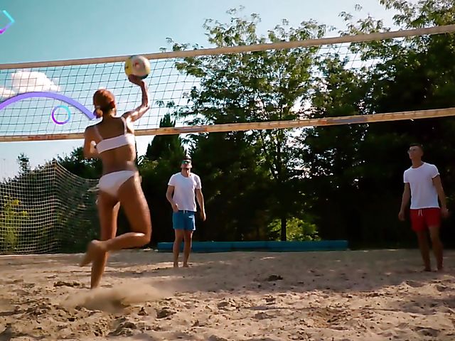 Threesome anal and DP with colombian redhead Veronica Leal  