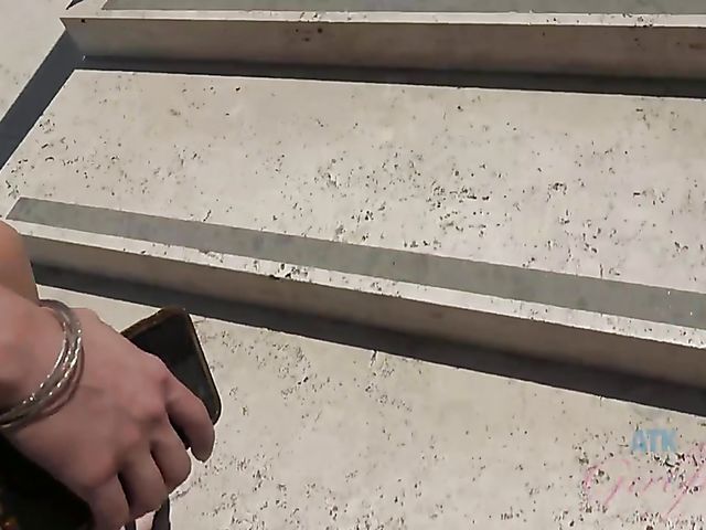 Teen GF Mi Ha Doan shows her exotic pussy POV