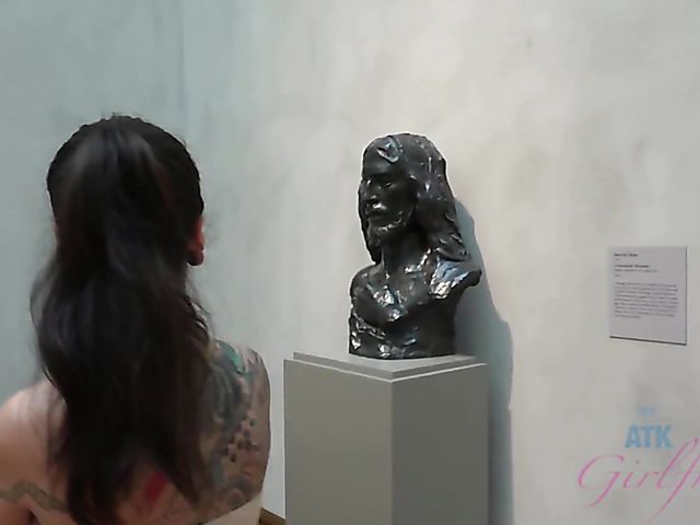 Teen GF Mi Ha Doan shows her exotic pussy POV