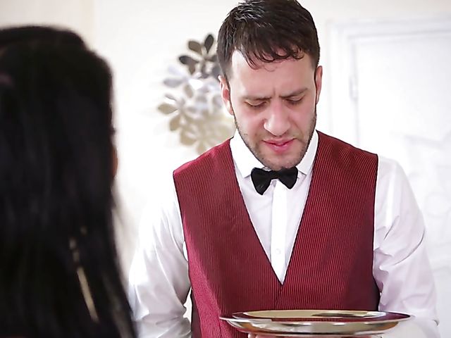 Ania Kinski - Lingerie MILF anal with a hotel waiter