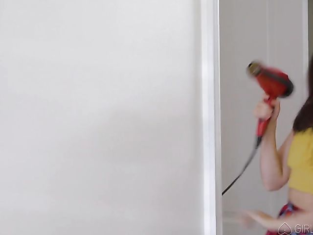 Lena Paul's lesbian strap on DP with teens Jane Wilde and Gia Derza