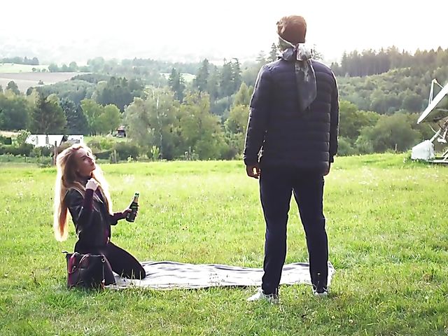 Sex Art behind the scenes with fair haired Alecia Fox