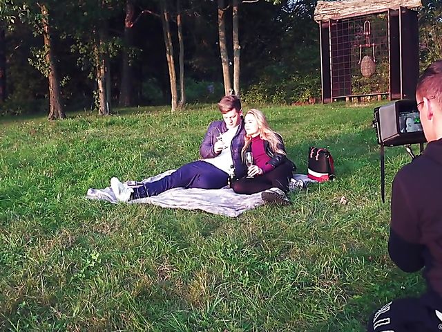 Sex Art behind the scenes with fair haired Alecia Fox